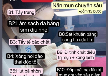 Combo trị mụn 13 bước